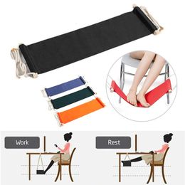 Airplane Car Seat Computer Portable Folding Leg Office Footrest Feet Foot Rest Chairs Under Desk Hammock 240411