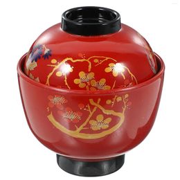 Dinnerware Sets Container Lid Exquisite Rice Bowls Asian Soup Convenient Rices Dining Room