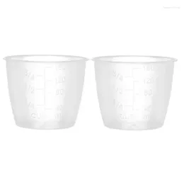 Measuring Tools Clear Plastic Cups For Kitchen Rice Cooker Replacement Supplies 2 Pack
