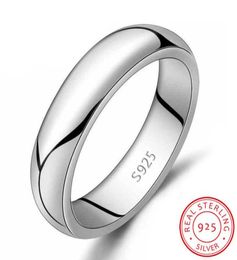 Classic Pure Silver Wedding Rings For Women and Men Fashion Dress Accessories 925 Sterling Silver Jewelry Whole RSY9256322532