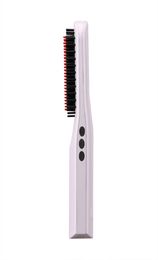 2019 NEW Electric Cordless Iron Portable Hair straightening brush stylish comb 6248630