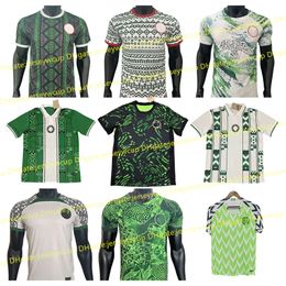 Nigeria 2024 Soccer Jerseys OSIMHEN 18 19 22 23 24 football Shirt OKOCHA SIMON LOOKMAN IHEANACHO Fans Player Training uniform RETRO Africa cup home third take