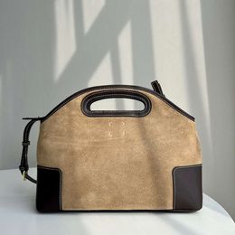 Bags Suede Handbag Made Dongguan Splicing, Lazy Shoulder Crossbody