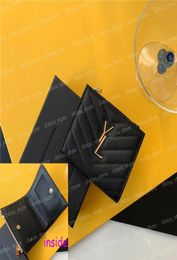 Women Designer Purse Caviar Cardholder Fashion Small Luxury Mens Wallet For Woman Purses Womens Coin Pocket Card Holder Wallets Ba8750001