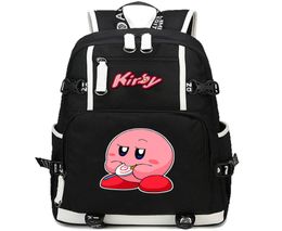 Kirby backpack daypack Cartoon game schoolbag Leisure rucksack Sport school bag Outdoor day pack7506447