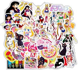 70PcsPack Cute Anime Cartoon Lovely Vinyl Sticker Waterproof Stickers for Water Bottle Laptop Planner Scrapbook Wall Skateboard O9278146