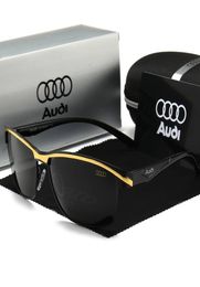 Audi glasses with Audi Sunglasses fashion personality polarizer men039s driving high definition anti UV Sunglasses7959187