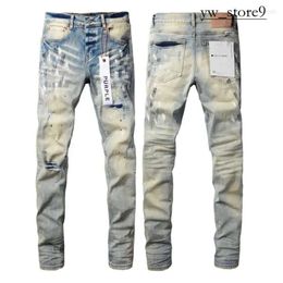 Purple Jeans Denim Trousers Mens Purple Jeans Designer Jean Motocycle Pants Casual Streetwear Purple Jeans Kids Retro Embroidered Jeans Washed Old Pants 6693