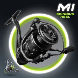 HANDING M1 Spinning Reel Graphite 12kg Max Drag 9 1 Ball Bearings 52 Gear Ratio All Purpose Fishing 240408