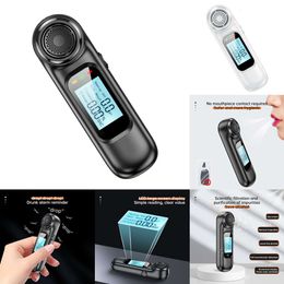 New Upgraded High Sensitivit Portable Non-contact Breathalyser with LCD Display Type-c Charging Breath Alcohol Tester