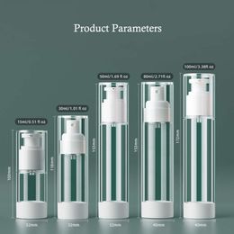 3Pcs/Lot Airless Vacuum Refillable Bottles Empty Lotion Cream Spray Bottle 15-100ML Travel Bottle Pump Shampoo Toiletry Cosmetic Container