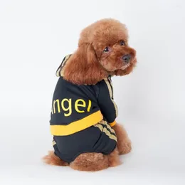 Dog Apparel Pet Clothes For Dogs Cute Winter Clothing Costume Sweat Angel Pattern Puppy Sports