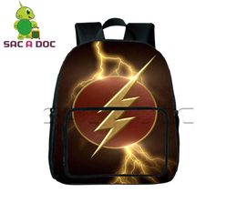 DesignerHero The Flash Backpack Children School Bags Daily Backpack Teens Boys Girls Justice League School Bags Gift Bookbag3134017