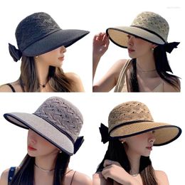 Wide Brim Hats Summer Bucket Hat Cotton Sun Birthday Gift For Women Girls Driving Sunhat Travel Hiking Shopping