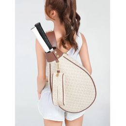 Professional Tennis Racket Bag With Ball Pocket Badminton Large Single Shoulder Crossbody Squash Racquet Package 240411