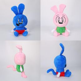 Hot selling RiggyMonkey Plus blue rabbit doll holiday gift rabbit plush toy