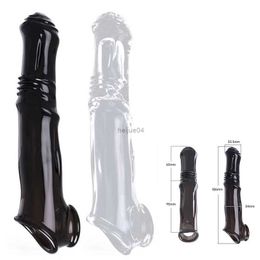 Vibrators Horse fake penis with long sleeves used for delayed penile circulation rooster sex toy used for male delayed penile ringL2403L2404