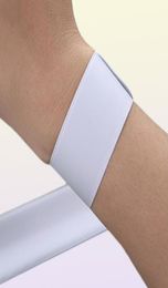 Bangle 30Pieces White Slap Bracelets DIY Blank Bands Bulk Plastic Party For Birthday Concert School CraftBangle3264323