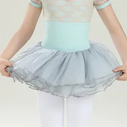 Stage Wear Fashion Cute Kids Girls Child Children Silk Tulle 4 Layers Ballet Dance Tutu Skirts