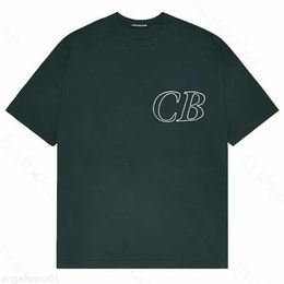 Mens T-shirts Cole Buxton Summer Spring Loose Green Grey White Black t Shirt Men Women High Quality Classic Slogan Print Top Tee with Tag Cb 91v0s