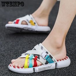 Slippers WTEMPO Men's Deodorant Trend Outdoor Summer Net Red Sandals Personality Casual Beach Shoes
