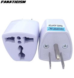 Fanaticism Universal 3 Pins UK AU EU To US Plug Adapter USA AC Power Electrical Plug Adaptor Travel Charger Converter Adapter7648506