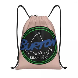 Shopping Bags Burtons Mountain Snowboard Drawstring Backpack Sports Gym Bag For Women Men Sackpack