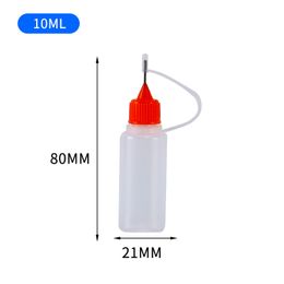 Classic Fashion 100pcs empty needle tip bottle easy to fill E juice plastic bottle wholesale