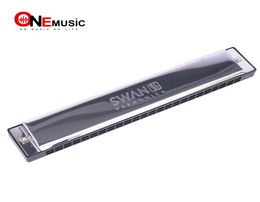 Swan SW244 Tremolo Harmonica 24 Holes 48 Tones C Key with Black Box8485862