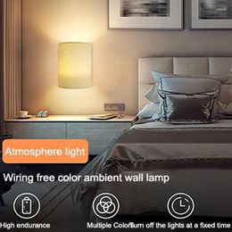 Wall Lamp Nordic Simple For Minimalist Metal Light Bedroom Bedside Corridor Decor Cloth Cover Sconce Indoor Fixtures
