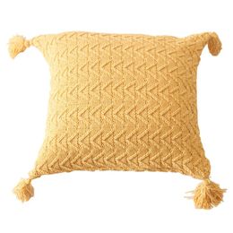 2024 travesseiro peassagem tamels de almofada tampa chenille malha de tricô tampas de travesseiro decorativo 45x45cm para sofá Decoração de casa para o quarto