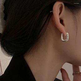 Stud Earrings 925 Sterling Sivler Smile Pattern For Women Vintage Fashion Elegant Wedding Party Bride Jewelry Gift Prevent Allergy