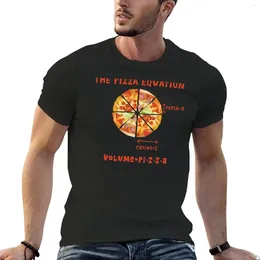 Men's Polos The Pizza Equation Geek Science T-Shirt Vintage Clothes Summer Top Oversized Mens Workout Shirts