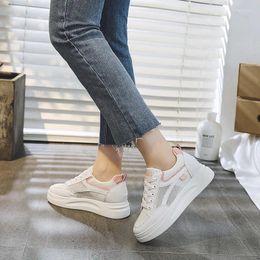 Casual Shoes Summer Sneakers Women 2024 Breathable Mesh Platform Shoe Woman Board Lace-Up Zapatillas Mujer Chaussure Femme