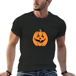 Men's Polos Halloween Pumpkin Face T-Shirt Anime Clothes Boys Animal Print Shirt Sports Fan T-shirts For Men