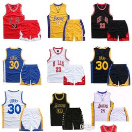 Clothing Sets Summer Childrens Tracksuit Girls Boys Designer Clothes Outdoor Sports Suit Jerseys Basketball Breathable Sportswear Drop Ot7Li