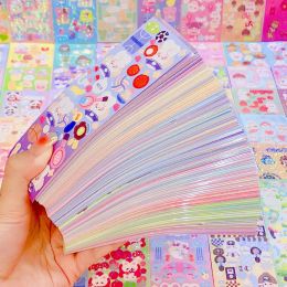 10-100pcs kawaii Справочные наклейки Cartoon Collage Laser Sticker Diy декоративные скрапбукинг-журналы канцелярские товары канцелярские товары Школа Школа