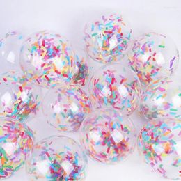 Party Decoration 10/20pcs 12inch Confetti Balloons Ice Cream Mixed Color Balloon Children's Festival Birthday Wedding Christmas