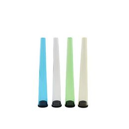 Accessories Custom Logo Stickers Label Pre Rolled Packaging Roll 110Mm Paper Display Tube Cone Holder Plastic For Smoking Green Blue B Ot94M