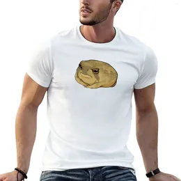 Men's Polos Angry Rain Frog T-Shirt Summer Top Short Sleeve Tee Mens Graphic T-shirts Big And Tall
