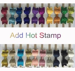 Custom Colour acronym stamping Rapid processing Leather headgear Personalised LOGO Colour letter hair accessories1950335