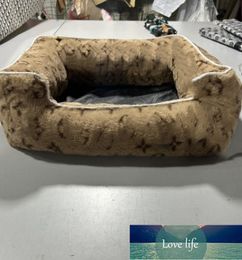 High-end Kennel Chenari French Bucket Teddy Autumn and Winter Four Seasons Size Cat Dog Detachable Washable Leather Nest Fashion Brand Warm