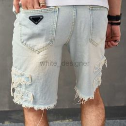 Designer jeans per maschi maschi pantaloni sciolti sciolti pantaloncini larghi caprista