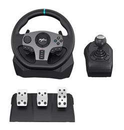 PXNV9 Gaming Steering Wheel Pedal Vibration Racing Wheel 900 Rotation Game Controller for Xbox One 360 PC PS 3 4 for Nintendo Swi8538236