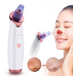 Electric Facial Vacuum Pore Cleaner Acne Blackhead Removal Extractor Machine USB Rechargeable Spot Cleaner Beauty Skin Care Tool1038533