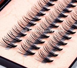 False Eyelashes Natural Long Black Individual Eye Lash Extension Makeup Tool 57 Knots 8 10 12 14MM Available4109760