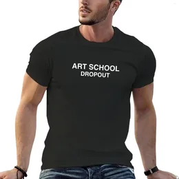 Men's Polos ART SCHOOL DROPOUT T-Shirt Summer Clothes Cute Mens T Shirt Graphic