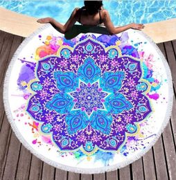 150cm Round Beach Towel 2017 Summer Beach Tassel Tapestry Towel for Adults Geometric Flag Swimming Sunbath Large Beach Towels 1197206246