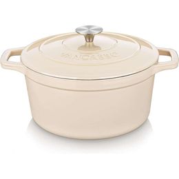 9.3 Quart Enamelled Cast Iron Dutch Oven with Non-Stick Enamel Coating and Lid - Perfect for Bread Baking and Cooking Soups, Stews, and More