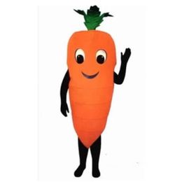 Halloween Carrot Mascot Costume High Quality Cartoon vegetable Plush Anime theme character Adult Size Christmas Carnival Birthday Party Fancy Outfit